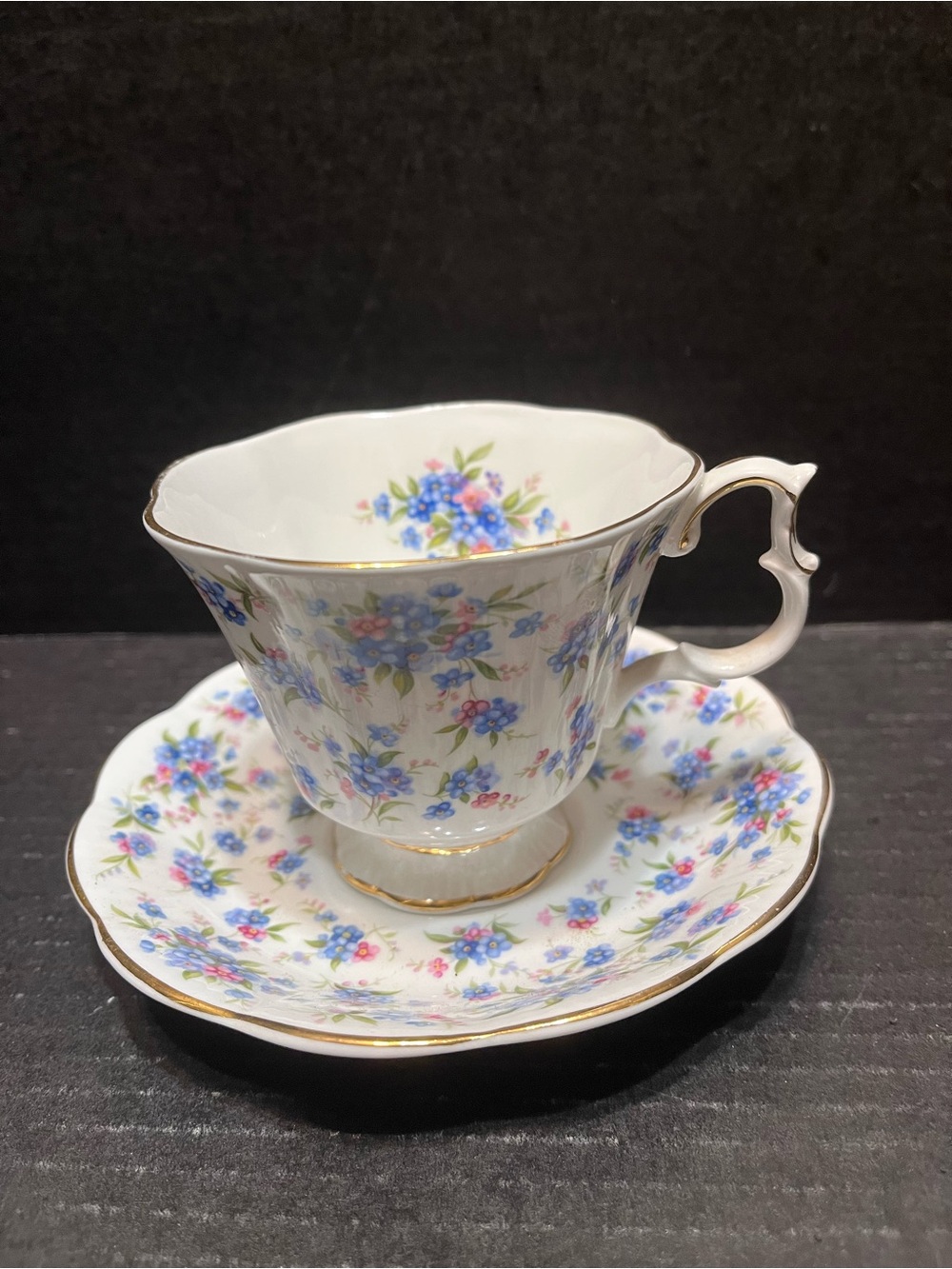 Vintage Royal Albert Bone China England Covent Garden Cup Saucer Set